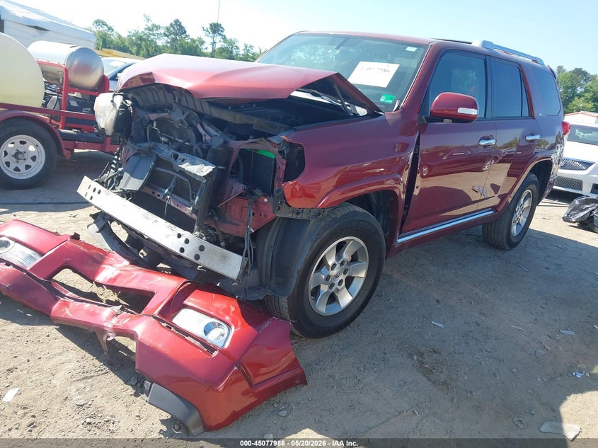 2012 Toyota 4runner VIN JTEBU5JR4C5094104 IAAI salvage auction — FRONT END, Clear (Virginia), sold $5,925 on 2026-07-17 (photo 2)
