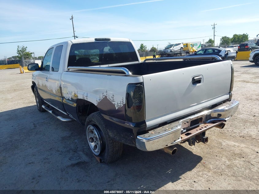 2004 Gmc Sierra 1500 VIN 2GTEK19T841126068 IAAI salvage auction — LEFT REAR, Salvage (California), sold $825 on 2026-07-09 (photo 3)