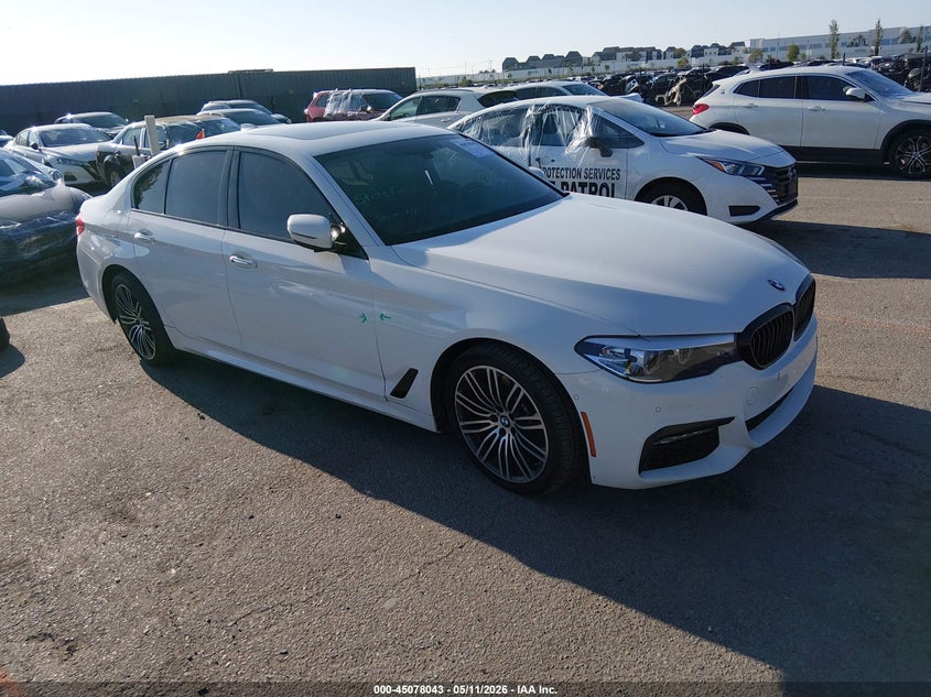 2017 BMW 5er VIN WBAJA5C35HG456502 IAAI salvage auction — LEFT SIDE, Salvage (California), sold $9,000 on 2026-07-13 (photo 1)