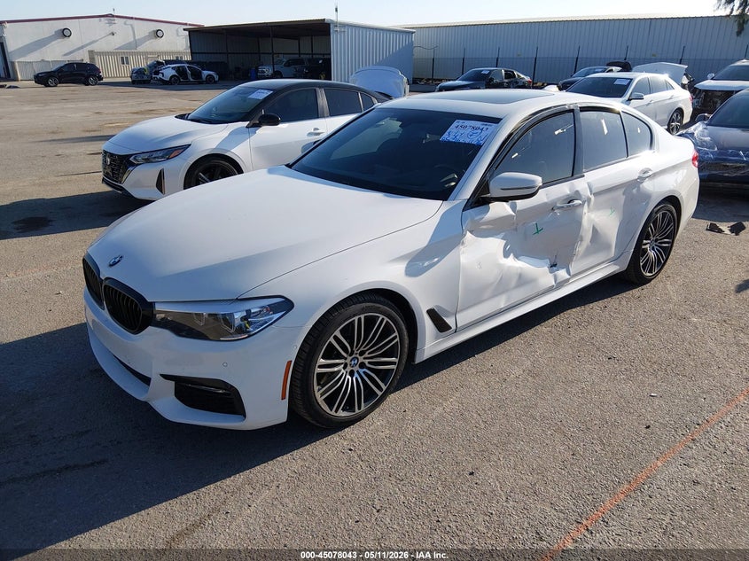 2017 BMW 5er VIN WBAJA5C35HG456502 IAAI salvage auction — LEFT SIDE, Salvage (California), sold $9,000 on 2026-07-13 (photo 2)