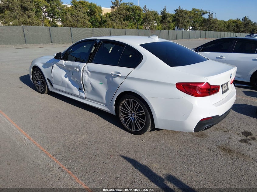 2017 BMW 5er VIN WBAJA5C35HG456502 IAAI salvage auction — LEFT SIDE, Salvage (California), sold $9,000 on 2026-07-13 (photo 3)