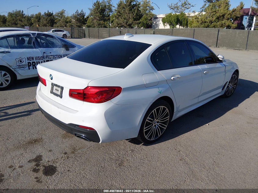 2017 BMW 5er VIN WBAJA5C35HG456502 IAAI salvage auction — LEFT SIDE, Salvage (California), sold $9,000 on 2026-07-13 (photo 4)
