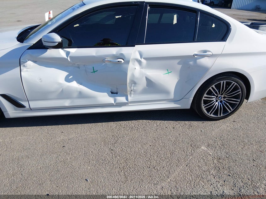 2017 BMW 5er VIN WBAJA5C35HG456502 IAAI salvage auction — LEFT SIDE, Salvage (California), sold $9,000 on 2026-07-13 (photo 6)