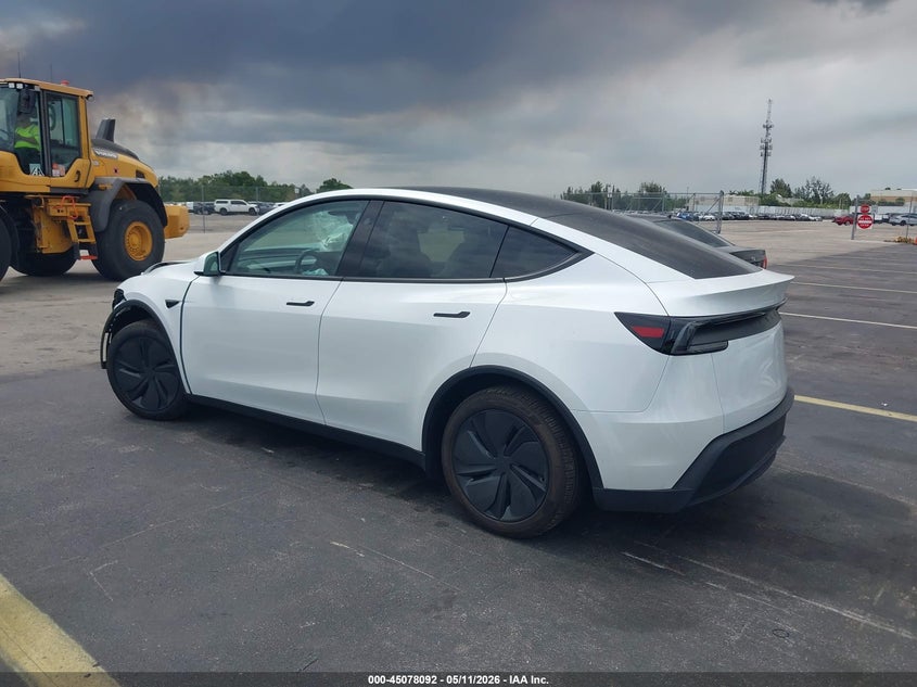 2026 Tesla Model y VIN 7SAYGDED1TA580057 IAAI salvage auction — RIGHT FRONT, Rebuildable (Florida), sold $17,200 on 2026-07-30 (photo 3)