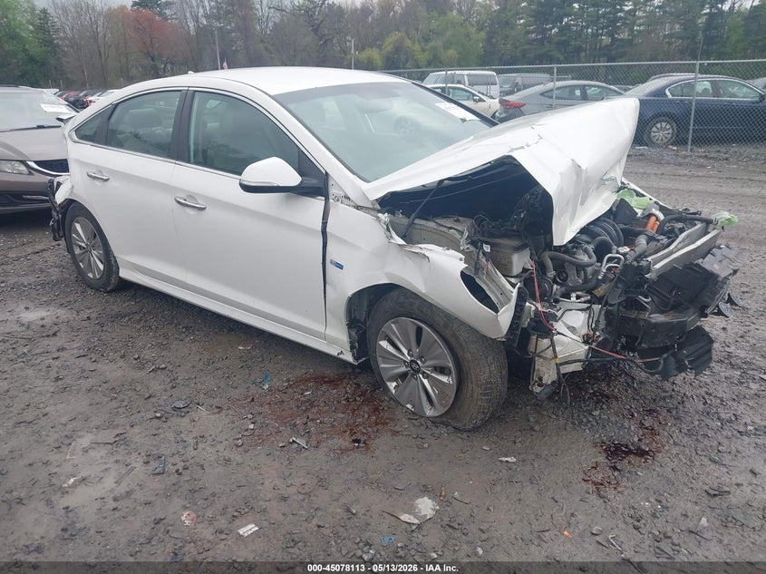 2019 Hyundai Sonata VIN KMHE24L31KA093553 IAAI salvage auction — FRONT END, Mv-907A (New York), sold $650 on 2026-07-28 (photo 1)