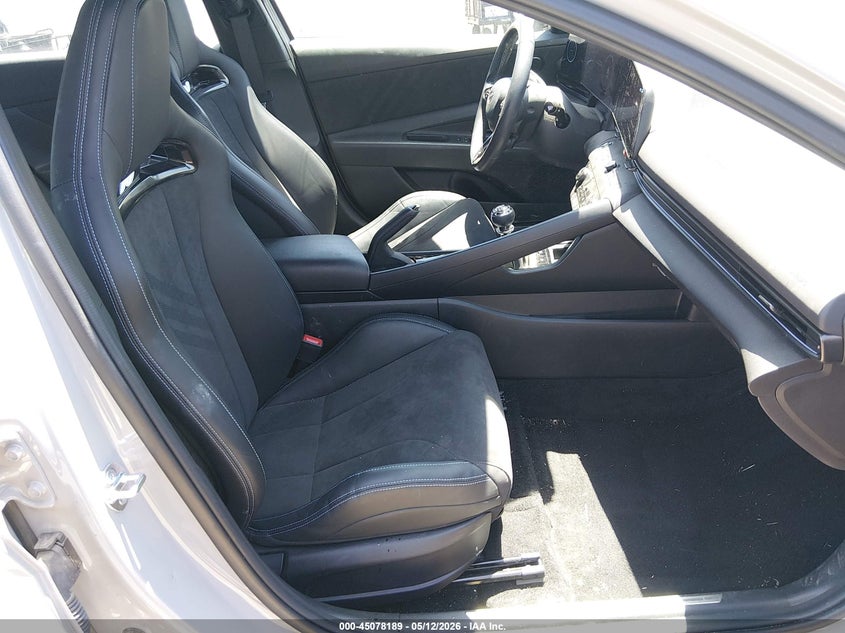 2025 Hyundai Elantra n VIN KMHLW4DK2SU033300 IAAI salvage auction — FRONT END, Wait Title, sold $10,550 on 2026-08-13 (photo 5)