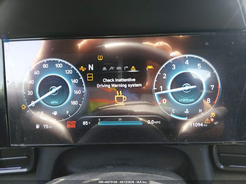 2025 Hyundai Elantra n VIN KMHLW4DK2SU033300 IAAI salvage auction — FRONT END, Wait Title, sold $10,550 on 2026-08-13 (photo 7)
