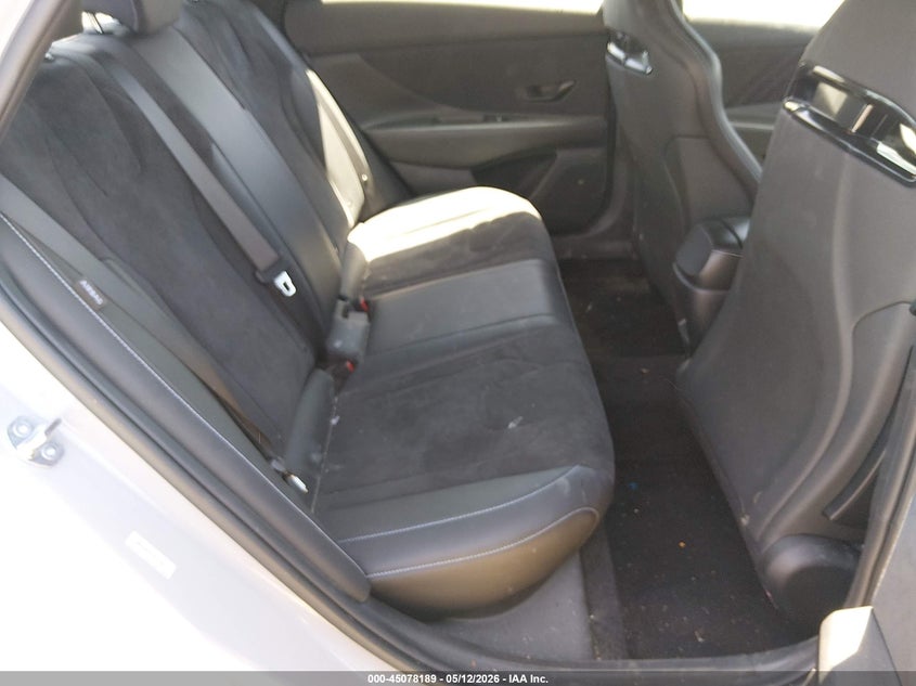 2025 Hyundai Elantra n VIN KMHLW4DK2SU033300 IAAI salvage auction — FRONT END, Wait Title, sold $10,550 on 2026-08-13 (photo 8)