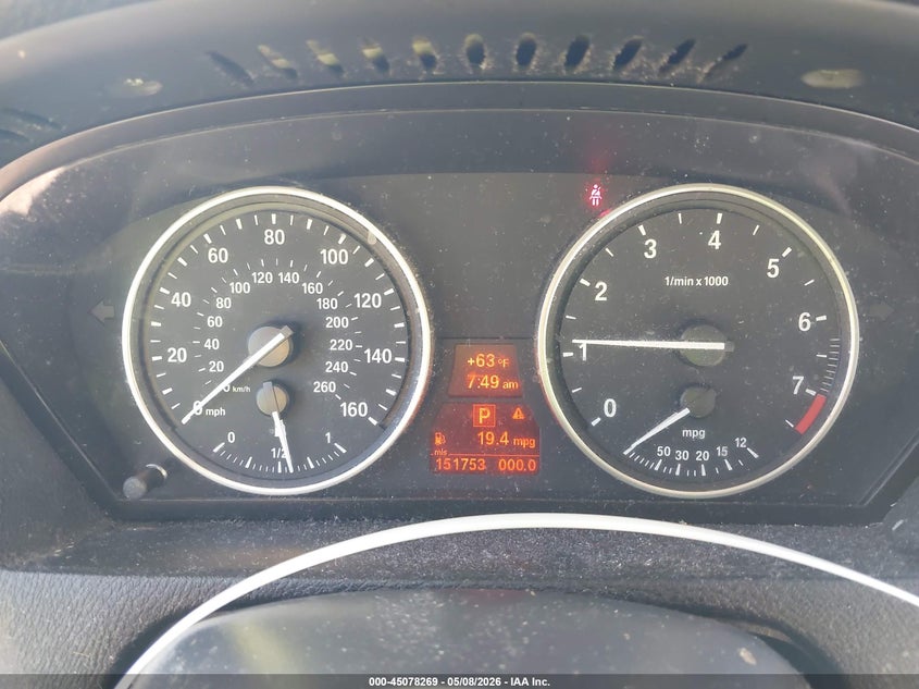 2013 BMW X5 VIN 5UXZV4C59D0G54316 IAAI salvage auction — NORMAL WEAR, Clear (Maryland), sold $1,650 on 2026-07-09 (photo 7)