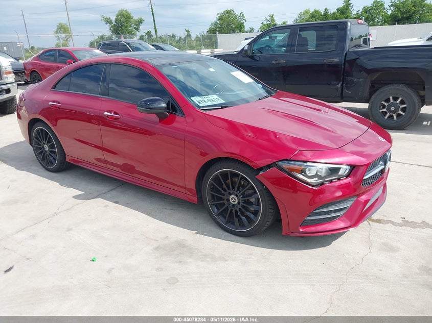 2021 Mercedes-benz Cla-klasse VIN W1K5J4GB2MN214455 IAAI salvage auction — FRONT END, Original (Texas), sold $14,950 on 2026-07-10 (photo 1)