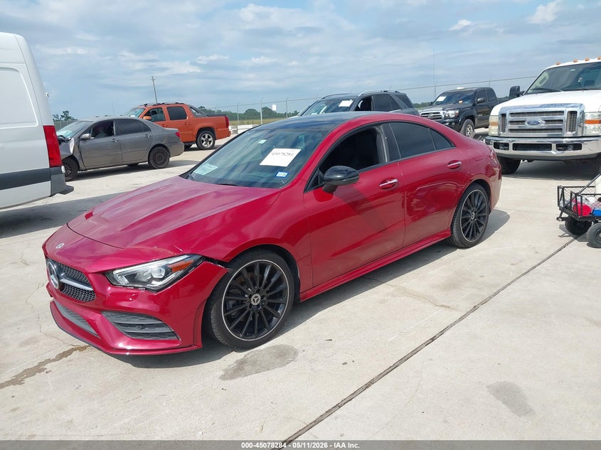 2021 Mercedes-benz Cla-klasse VIN W1K5J4GB2MN214455 IAAI salvage auction — FRONT END, Original (Texas), sold $14,950 on 2026-07-10 (photo 2)