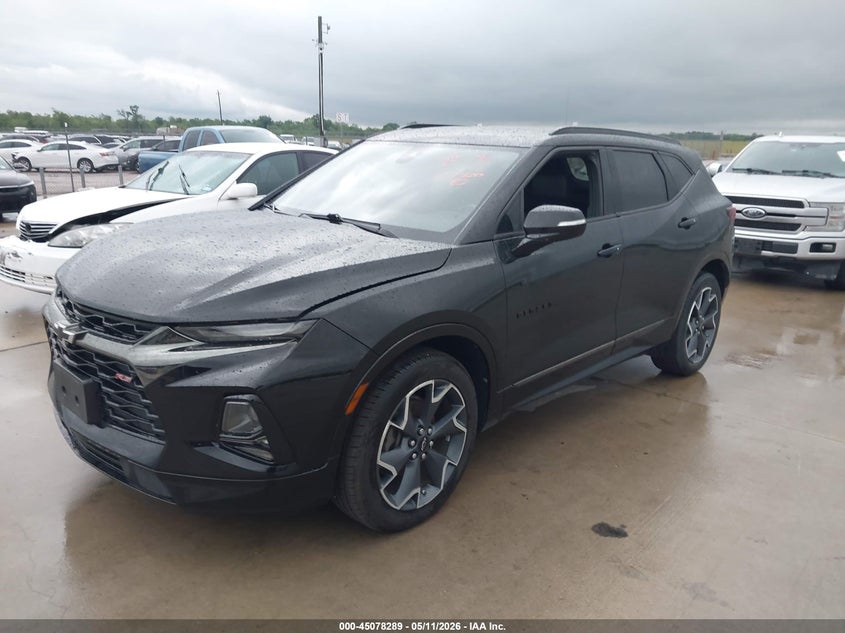 2020 Chevrolet Blazer VIN 3GNKBERS6LS602555 IAAI salvage auction — THEFT, Salvage (Texas), sold $10,800 on 2026-07-31 (photo 2)