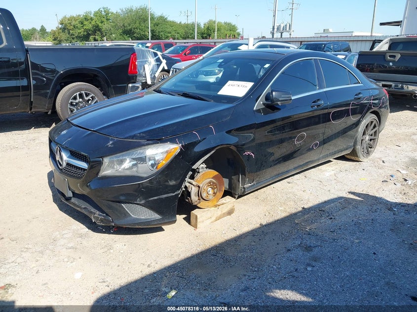 2015 Mercedes-benz Cla-klasse VIN WDDSJ4EB7FN213522 IAAI salvage auction — LEFT SIDE, Original (Texas), sold $675 on 2026-07-28 (photo 2)