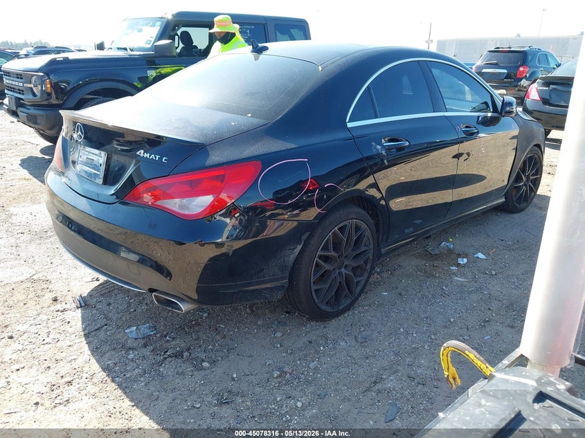 2015 Mercedes-benz Cla-klasse VIN WDDSJ4EB7FN213522 IAAI salvage auction — LEFT SIDE, Original (Texas), sold $675 on 2026-07-28 (photo 4)