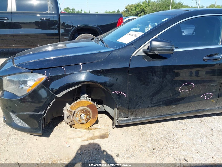 2015 Mercedes-benz Cla-klasse VIN WDDSJ4EB7FN213522 IAAI salvage auction — LEFT SIDE, Original (Texas), sold $675 on 2026-07-28 (photo 6)