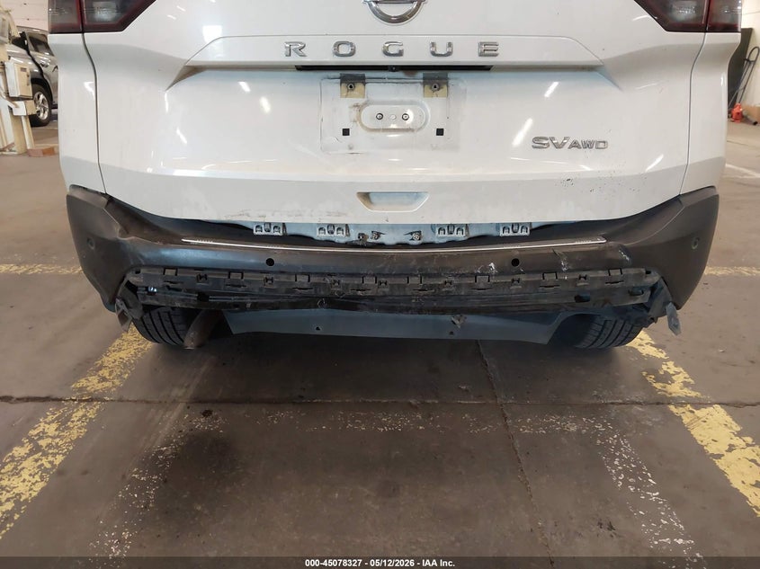 2021 Nissan Rogue VIN JN8AT3BB1MW227541 IAAI salvage auction — REAR END, Salvage Title, sold $25 on 2026-07-31 (photo 6)