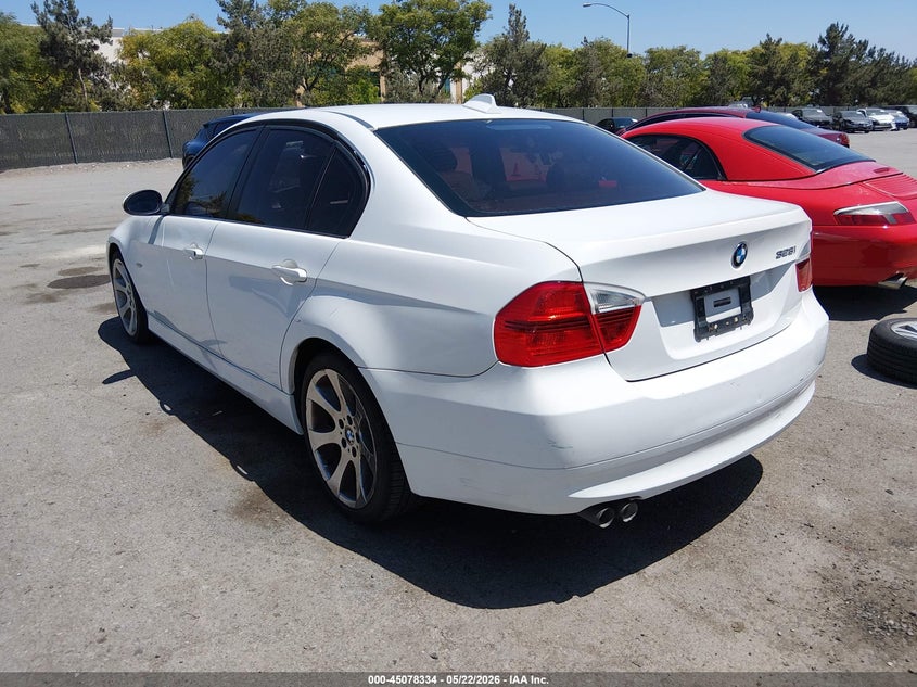 2007 BMW 3 series VIN WBAVC53557FZ80234 IAAI salvage auction — FRONT END, Salvage (California), sold $25 on 2026-07-29 (photo 3)