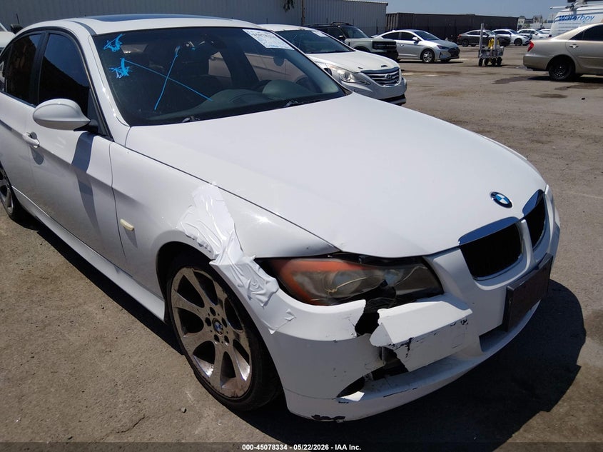 2007 BMW 3 series VIN WBAVC53557FZ80234 IAAI salvage auction — FRONT END, Salvage (California), sold $25 on 2026-07-29 (photo 6)