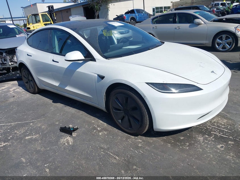 2024 Tesla Model 3 VIN 5YJ3E1EA8RF725060 IAAI salvage auction — REAR END, Salvage Certificate (California), sold $9,100 on 2026-07-16 (photo 1)