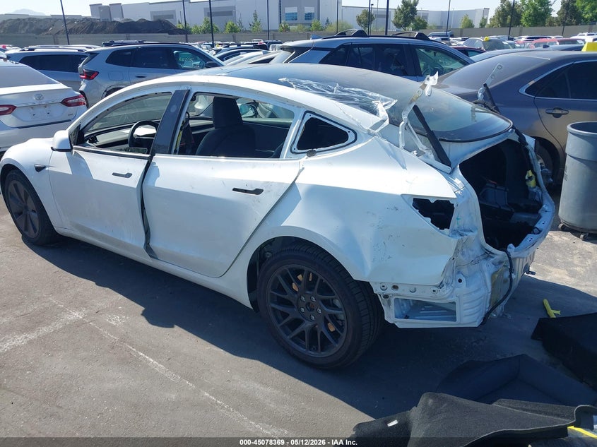 2024 Tesla Model 3 VIN 5YJ3E1EA8RF725060 IAAI salvage auction — REAR END, Salvage Certificate (California), sold $9,100 on 2026-07-16 (photo 3)