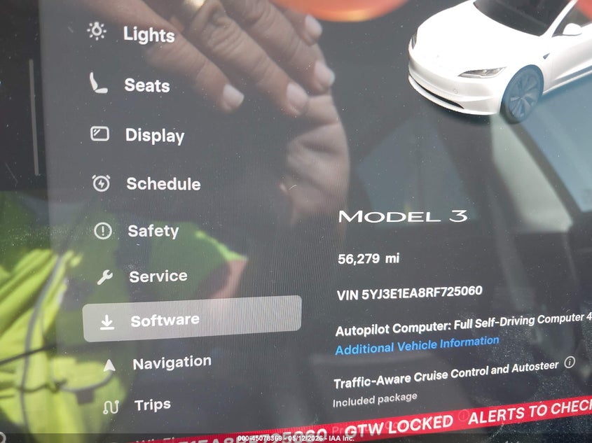 2024 Tesla Model 3 VIN 5YJ3E1EA8RF725060 IAAI salvage auction — REAR END, Salvage Certificate (California), sold $9,100 on 2026-07-16 (photo 7)