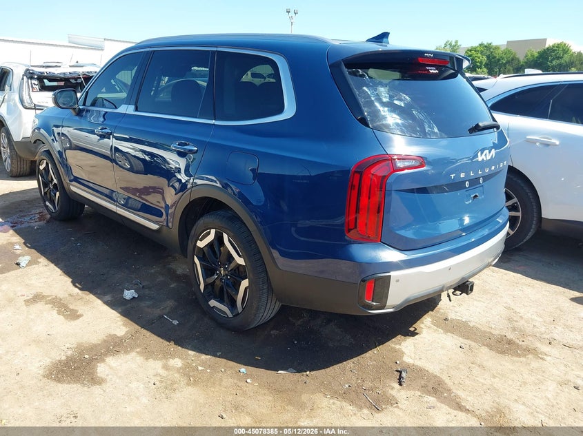 2024 Kia Telluride VIN 5XYP6DGC3RG492664 IAAI salvage auction — FRONT END, Clear (Oklahoma), sold $9,900 on 2026-07-22 (photo 3)