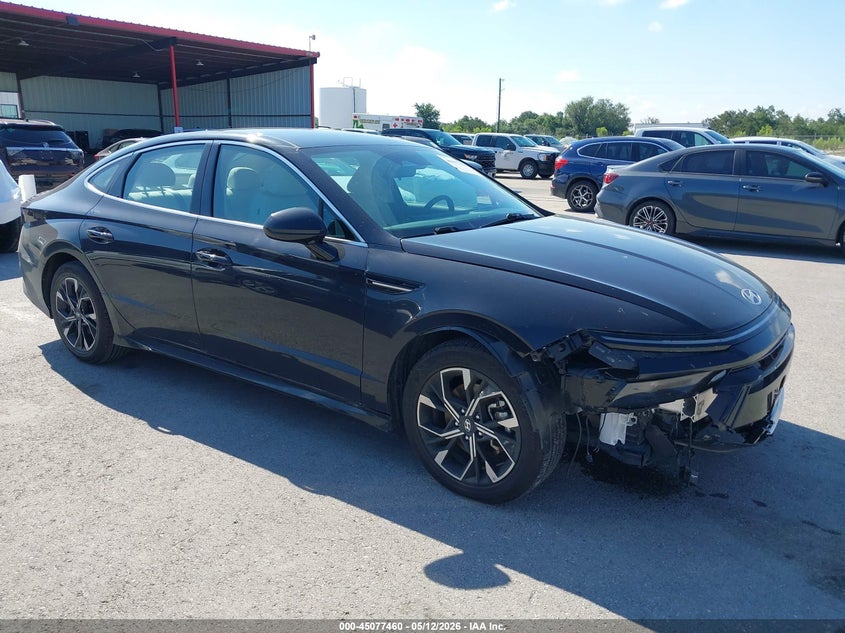 2024 Hyundai Sonata VIN KMHL64JA1RA412702 IAAI salvage auction — RIGHT FRONT, Original (Texas), sold $9,000 on 2026-07-30 (photo 1)