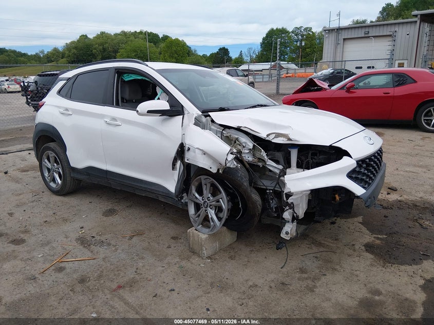 2023 Hyundai Kona VIN KM8K62AB7PU027682 IAAI salvage auction — FRONT END, Salvage (West Virginia), sold $2,600 on 2026-07-09 (photo 1)