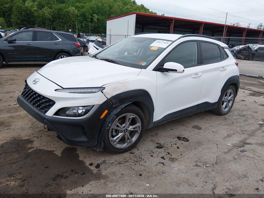 2023 Hyundai Kona VIN KM8K62AB7PU027682 IAAI salvage auction — FRONT END, Salvage (West Virginia), sold $2,600 on 2026-07-09 (photo 2)