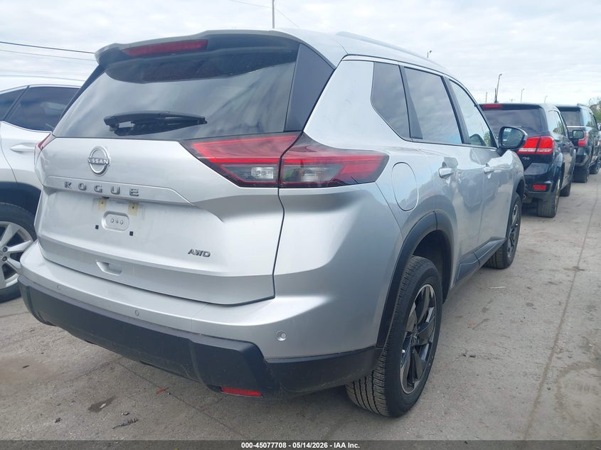 2025 Nissan Rogue VIN JN8BT3BB0SW143261 IAAI salvage auction — HAIL, Salvage (Ohio), sold $11,000 on 2026-07-07 (photo 4)