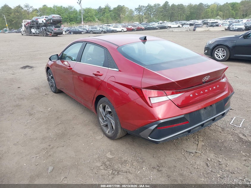 2024 Hyundai Elantra VIN KMHLS4DG6RU829257 IAAI salvage auction — UNKNOWN, Mv-907A (New York), sold $3,400 on 2026-07-28 (photo 3)