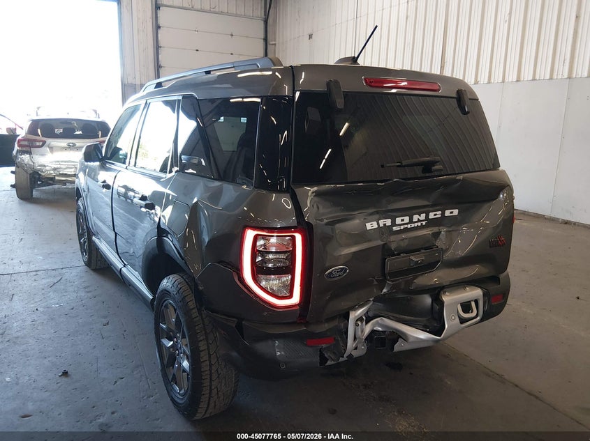 2025 Ford Bronco sport VIN 3FMCR9BN0SRE87683 IAAI salvage auction — REAR END, Salvage (Oregon), sold $8,500 on 2026-07-23 (photo 6)