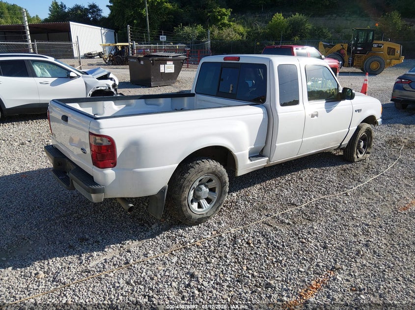 2004 Ford Ranger VIN 1FTYR44U14PA49749 IAAI salvage auction — FRONT END, Salvage (Kentucky), sold $750 on 2026-07-09 (photo 4)