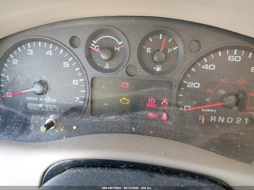 2004 Ford Ranger VIN 1FTYR44U14PA49749 IAAI salvage auction — FRONT END, Salvage (Kentucky), sold $750 on 2026-07-09 (photo 7)