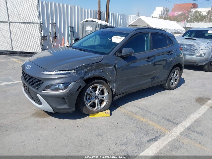 2023 Hyundai Kona VIN KM8K6CABXPU997127 IAAI salvage auction — FRONT END, Salvage (California), sold $4,350 on 2026-07-06 (photo 2)