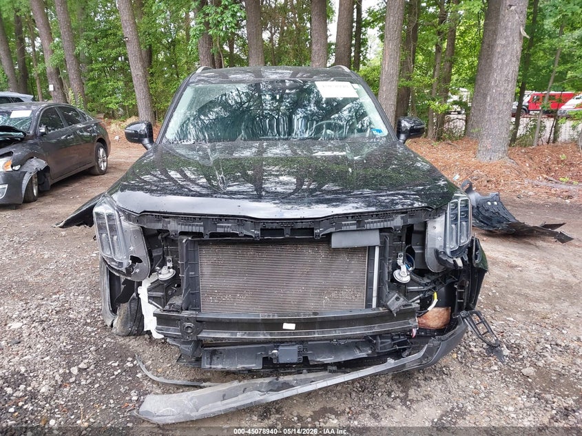 2023 Kia Telluride VIN 5XYP64GC8PG376101 IAAI salvage auction — FRONT END, Salvage (Virginia), sold $375 on 2026-07-28 (photo 6)