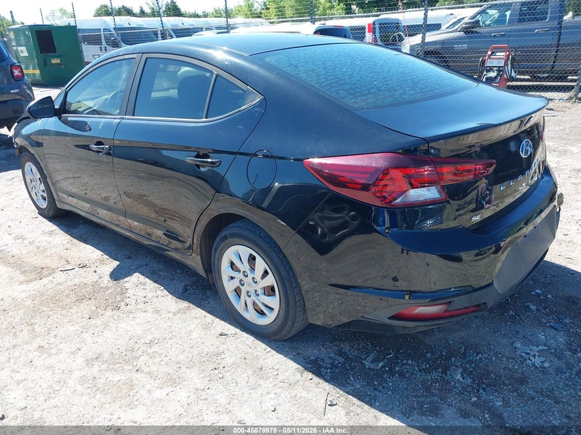 2020 Hyundai Elantra VIN KMHD74LF2LU925330 IAAI salvage auction — FRONT & REAR, Clear (Oklahoma), sold $1,850 on 2026-07-08 (photo 3)