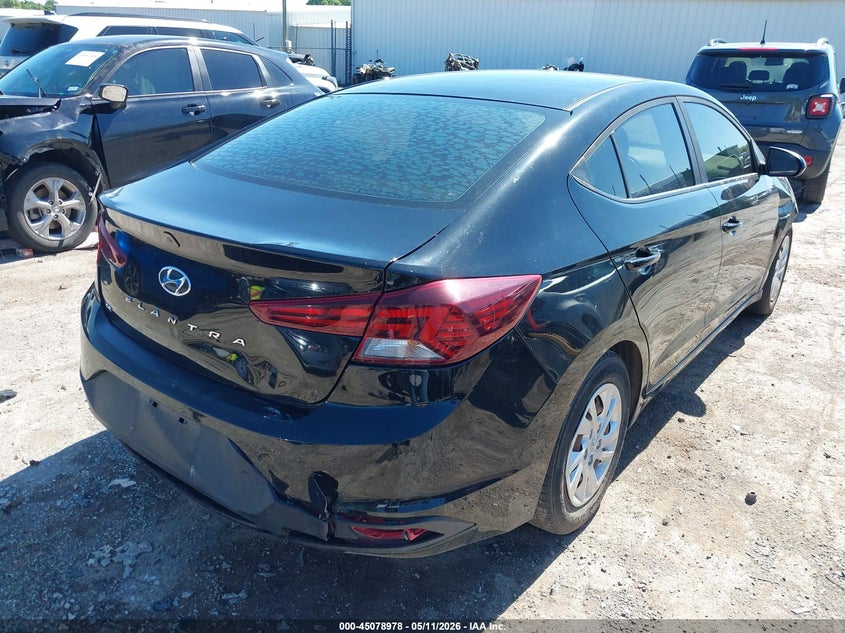 2020 Hyundai Elantra VIN KMHD74LF2LU925330 IAAI salvage auction — FRONT & REAR, Clear (Oklahoma), sold $1,850 on 2026-07-08 (photo 4)