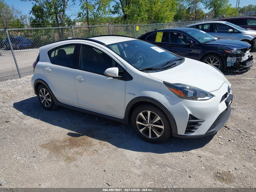 2018 Toyota Prius c VIN JTDKDTB31J1615383 IAAI salvage auction — WATER/FLOOD, Salvage (Illinois), sold $5,500 on 2026-07-24 (photo 1)