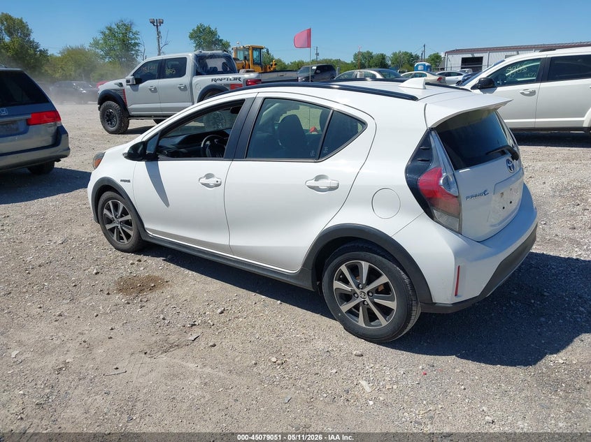 2018 Toyota Prius c VIN JTDKDTB31J1615383 IAAI salvage auction — WATER/FLOOD, Salvage (Illinois), sold $5,500 on 2026-07-24 (photo 3)