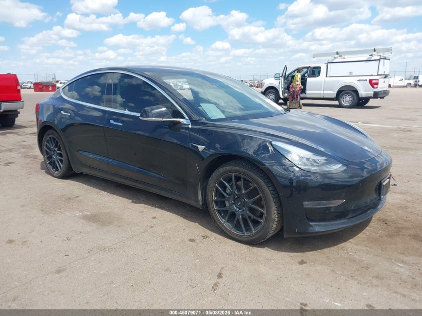 2018 Tesla Model 3 VIN 5YJ3E1EB8JF127192 IAAI salvage auction — LEFT SIDE, Salvage (Texas), sold $4,550 on 2026-07-28 (photo 1)