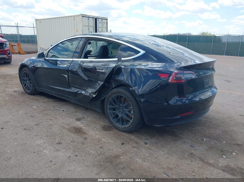 2018 Tesla Model 3 VIN 5YJ3E1EB8JF127192 IAAI salvage auction — LEFT SIDE, Salvage (Texas), sold $4,575 on 2026-07-28 (photo 3)