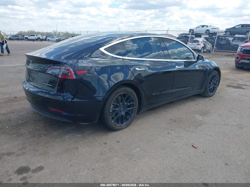 2018 Tesla Model 3 VIN 5YJ3E1EB8JF127192 IAAI salvage auction — LEFT SIDE, Salvage (Texas), sold $4,575 on 2026-07-28 (photo 4)
