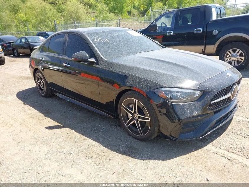 2022 Mercedes-benz C-klasse VIN W1KAF4HB5NR053513 IAAI salvage auction — REAR END, Salvage (Illinois), sold $20,100 on 2026-07-22 (photo 1)
