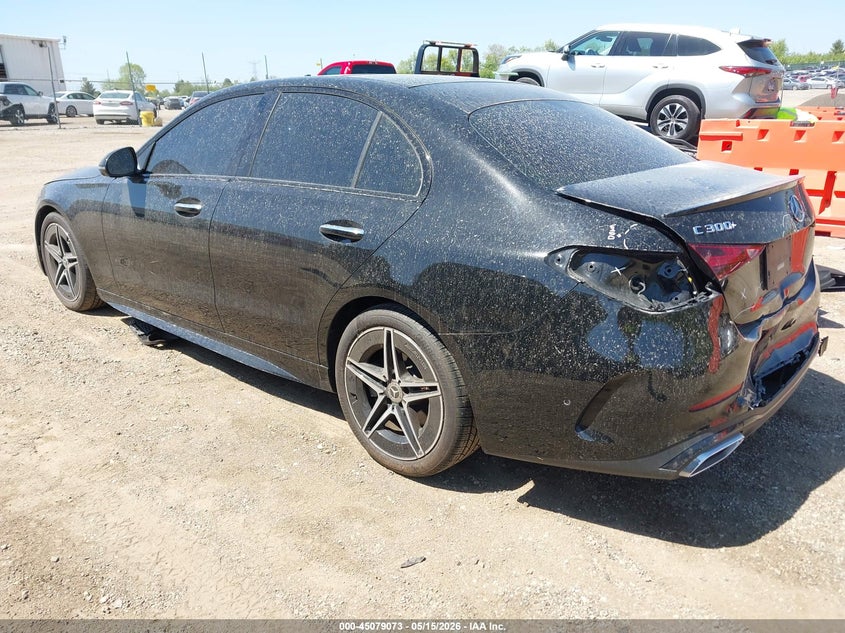 2022 Mercedes-benz C-klasse VIN W1KAF4HB5NR053513 IAAI salvage auction — REAR END, Salvage (Illinois), sold $20,100 on 2026-07-22 (photo 3)