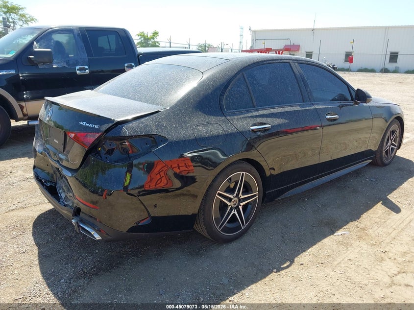 2022 Mercedes-benz C-klasse VIN W1KAF4HB5NR053513 IAAI salvage auction — REAR END, Salvage (Illinois), sold $20,100 on 2026-07-22 (photo 4)