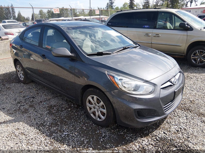 2012 Hyundai Accent VIN KMHCT4AE8CU045086 IAAI salvage auction — THEFT, Bill Of Sale (Washington), sold $575 on 2026-07-08 (photo 1)