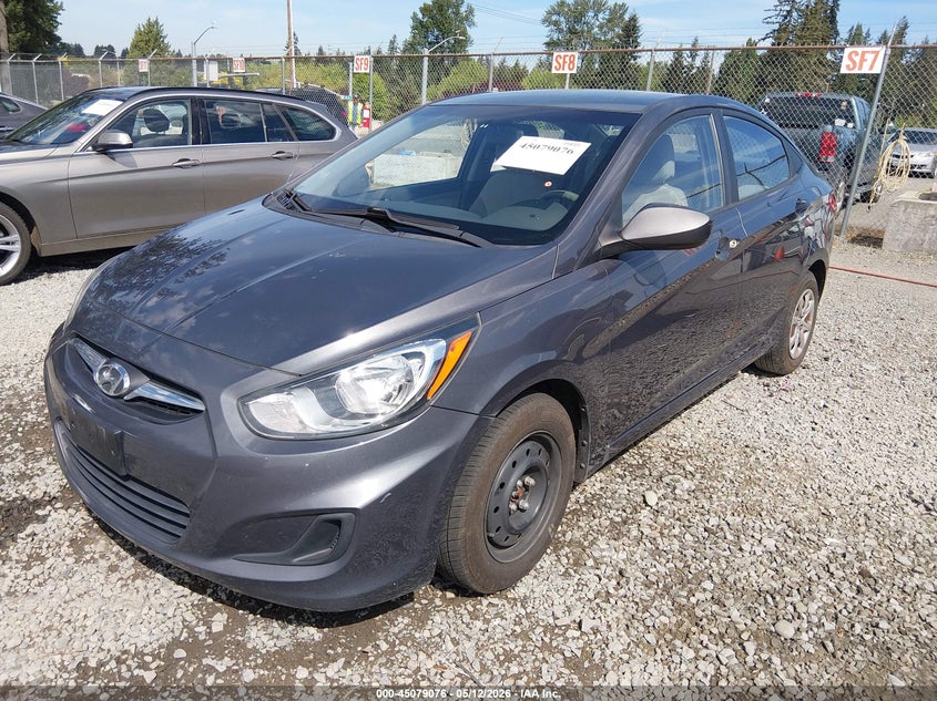 2012 Hyundai Accent VIN KMHCT4AE8CU045086 IAAI salvage auction — THEFT, Bill Of Sale (Washington), sold $575 on 2026-07-08 (photo 2)