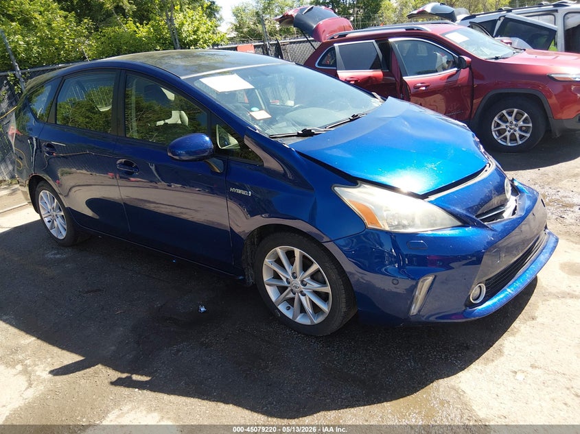 2013 Toyota Prius v VIN JTDZN3EU1D3211184 IAAI salvage auction — FRONT END, Salvage (Missouri), sold $2,200 on 2026-07-22 (photo 1)