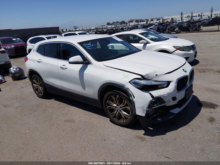 2018 BMW X2 VIN WBXYJ5C37JEF75001 IAAI salvage auction — FRONT END, Salvage Title, sold $3,150 on 2026-08-27 (photo 1)